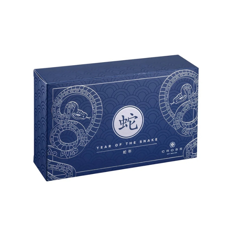 Bút Bi Nước Cross Townsend Zodiac AT0045-76 – Sơn Mài Xanh, Họa Tiết Rắn Tinh Xảo, Rollerball Viết Êm Mượt Kèm Hộp Cao Cấp - Ảnh 5