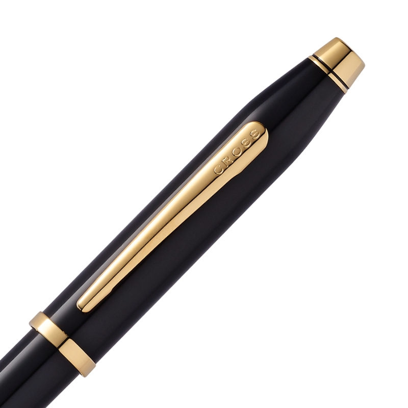Bút Máy Cross Century II 419-1MF - Sơn Mài Màu Đen, Mạ Vàng 23K, Ngòi M Êm Mượt Kèm Hộp Cao Cấp - Ảnh 5