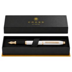 Bút Máy Cross Century II Trắng Ánh Ngọc Trai AT0086 -113MF – Viết Mượt, Cầm Cân Bằng, Dùng Converter Kèm Hộp Quà Cao Cấp