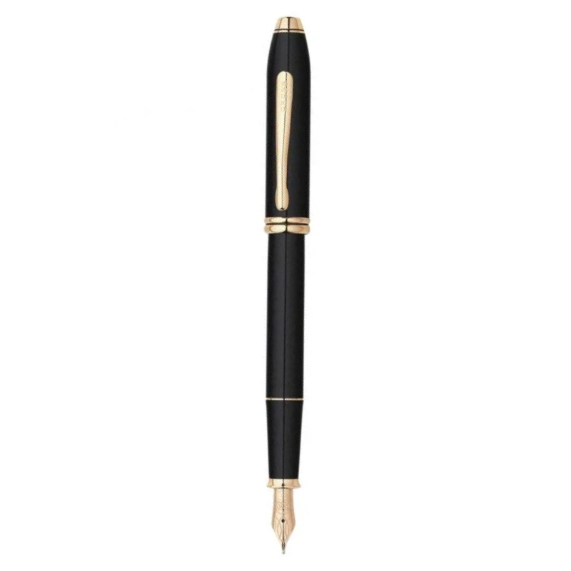 Bút Máy Cross Townsend 576-MD Màu Đen Cổ Điển – Ngòi M, Mạ Vàng 23KT, Dùng Converter #8751 Kèm Hộp Quà Cao Cấp - Ảnh 3