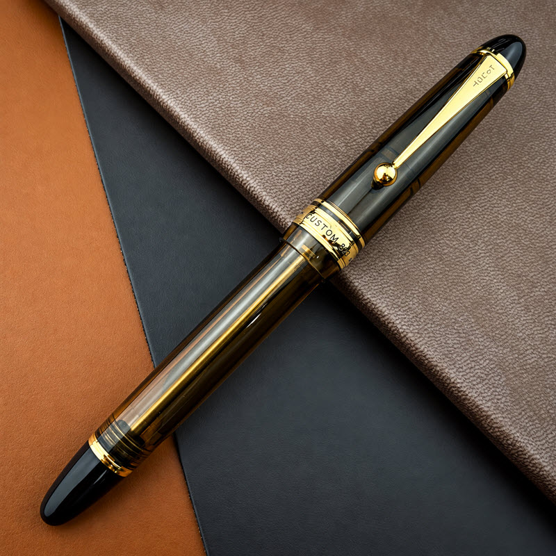 Bút máy Pilot Custom 823 cao cấp màu nâu ngòi vàng khối 14k - Ảnh 5
