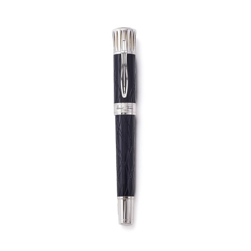 Bút dạ bi ký tên cao cấp Montblanc phiên bản Mark Twain giới hạn 6000 cây - màu đen